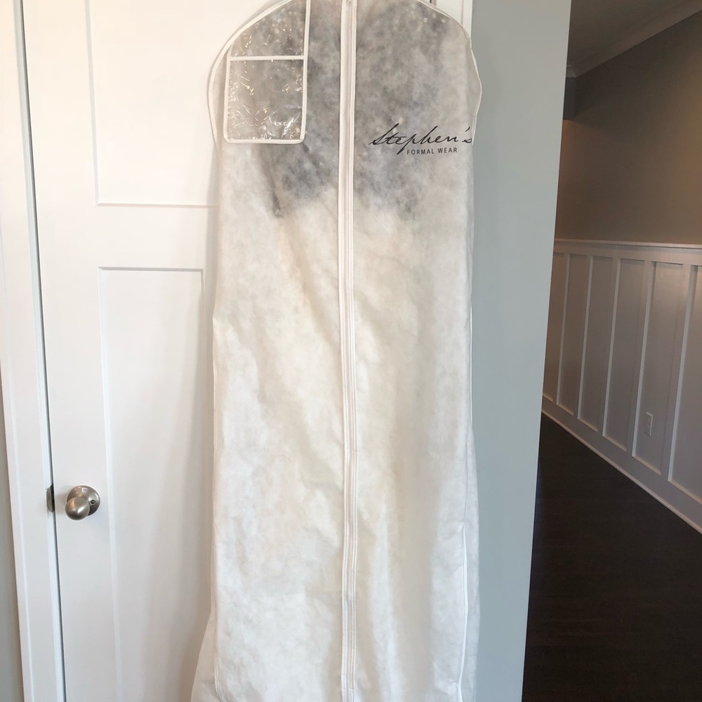 White Evening Dress - Picture 6 of 7